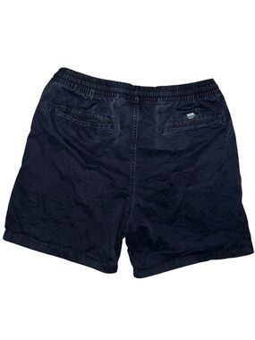 Vans Range Relaxed Elastic Waist Black Shorts Size Large